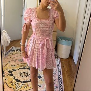 Loveshackfancy Embroidered Dress